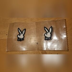 Black and White Bunny Patches